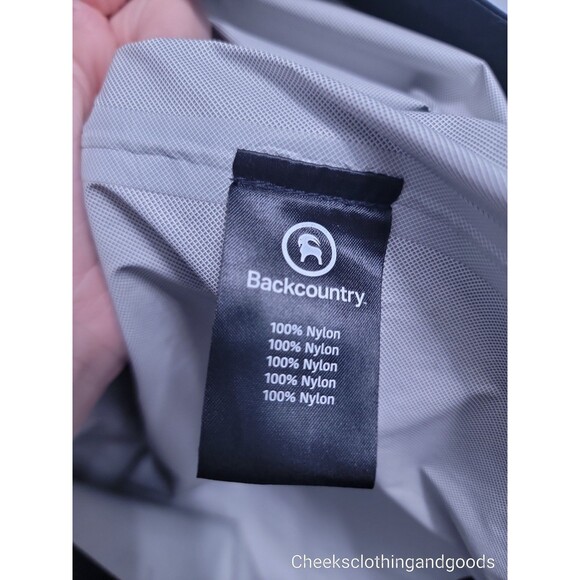 Backcountry Marais Black Rain Jacket Men's size XXL - Picture 7 of 8